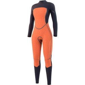 2021 Mystic Frauen Geblendet 5/3mm Chest Zip Wetsuit 210078 - Dunkel Blatt